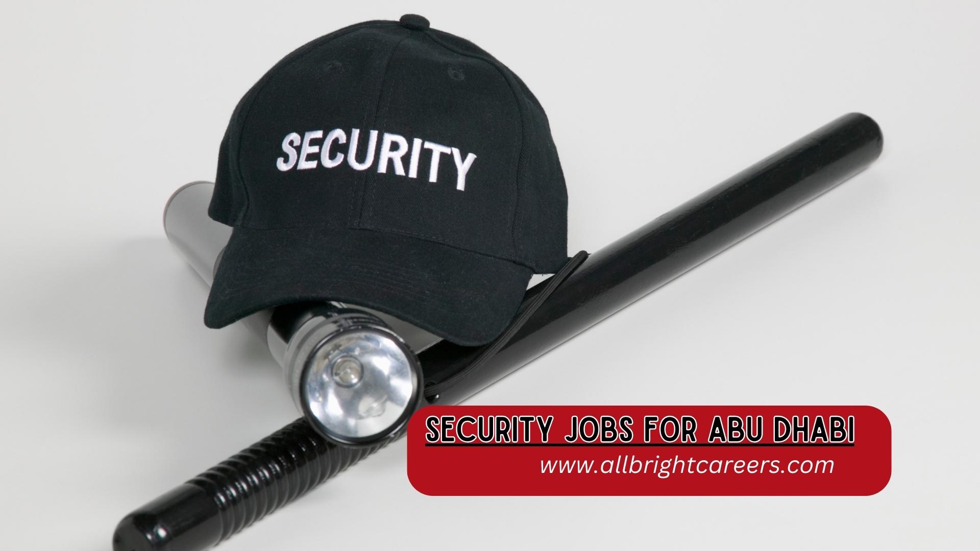 Security jobs for Abu Dhabi
